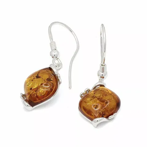 rav øredobber i sølv