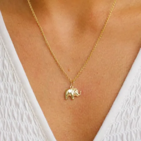 elefant anheng i 8 karat