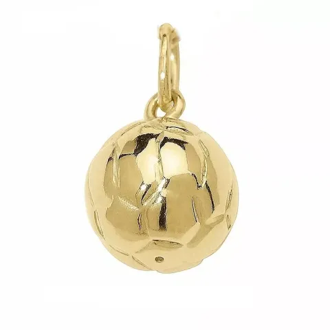 Blank fotball anheng i 8 karat
