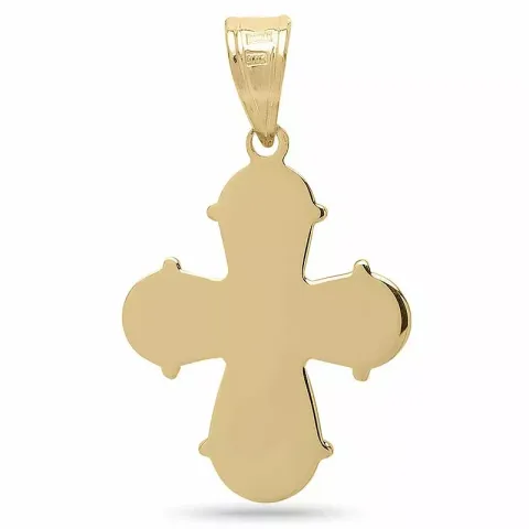 dagmarkors halskjede i forgylt sølv med anheng i 8 karat - Amoré