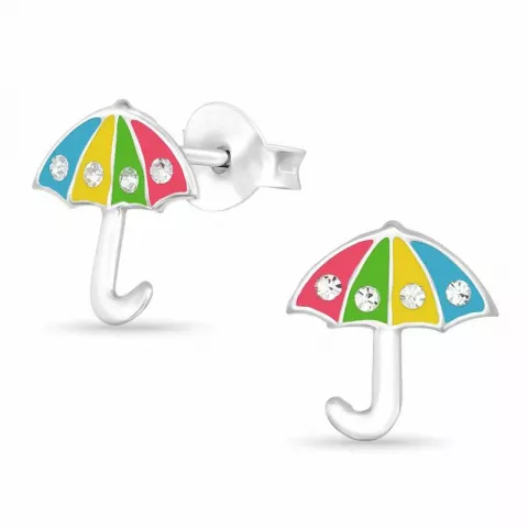 parasoll ørestikker i sølv
