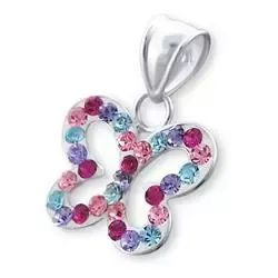 Sommerfugl anheng i sølv