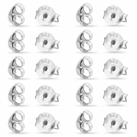 10 par butterflies i sølv