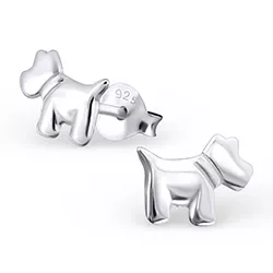 hunder øredobber i sølv