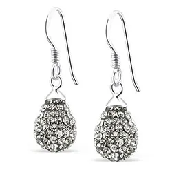 Dråpe øredobber i sølv