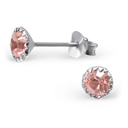 5 mm øredobber i sølv