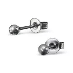 3 mm kule ørestikker i Rustfritt stål