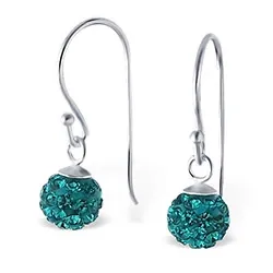 Runde øredobber i sølv