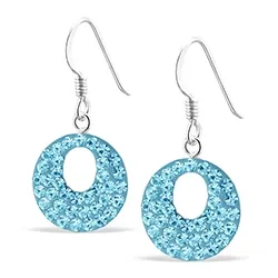 Runde øredobber i sølv