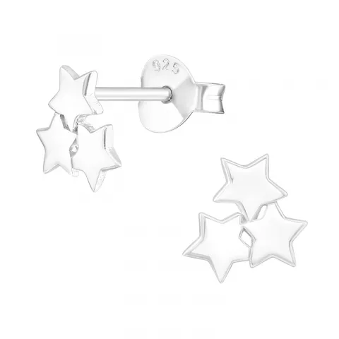 Stjerne øredobber i sølv