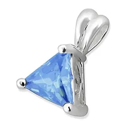 Trekantet anheng i sølv