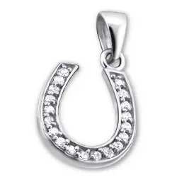 Hestesko anheng i sølv