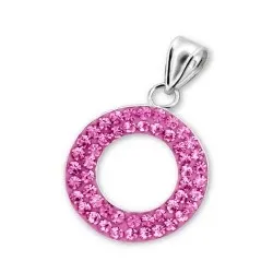 Sirkel anheng i sølv