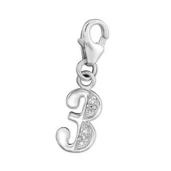 3 charms anheng i sølv