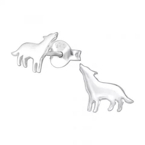 hunder barneøredobb i sølv