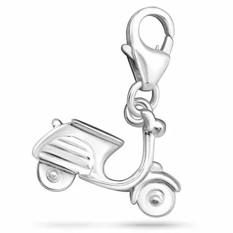 motorsykkel charm i sølv