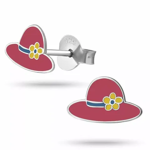 hatt øredobber i sølv