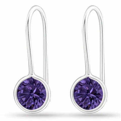 runde øredobber i sølv