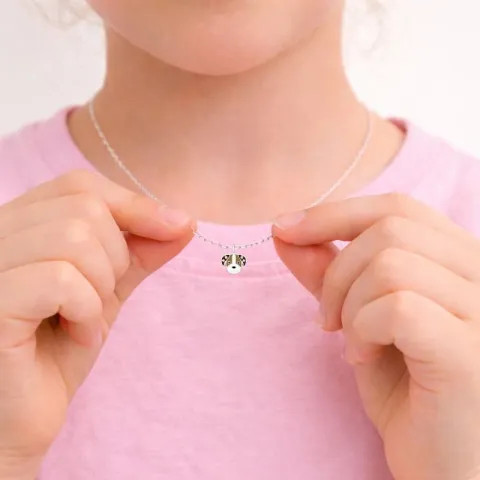 hunder halskjede i sølv med anheng i sølv - Little Ones