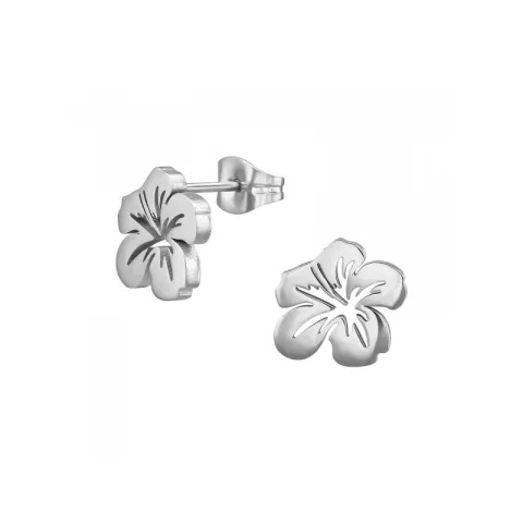 blomst ørestikker i stål