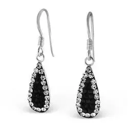 Dråpe øredobber i sølv