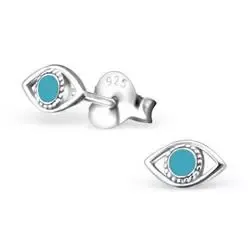 øyne øredobber i sølv