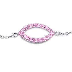 Armbånd i sølv med anheng i sølv