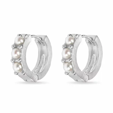 10 mm Hultquist Isadora perle creol i sølv