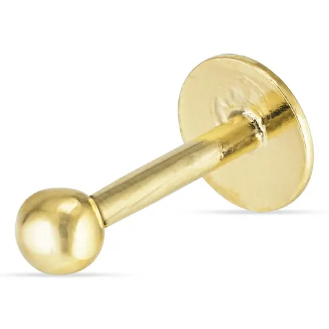 2,5 mm kule helix piercing i 9 karat gull