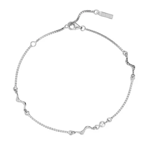 Nava Kaito  perle armbånd i sølv