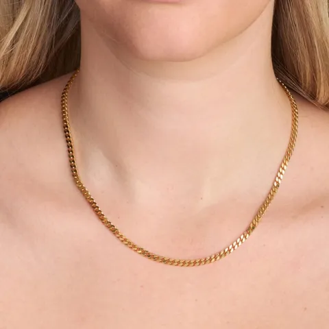 Studio Z Plated halskjede i forgylt sølv