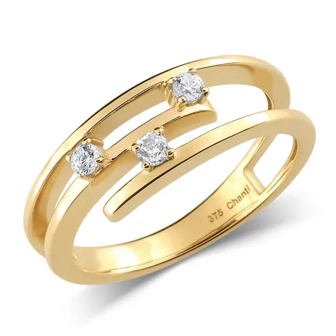 ring i 9 karat gull