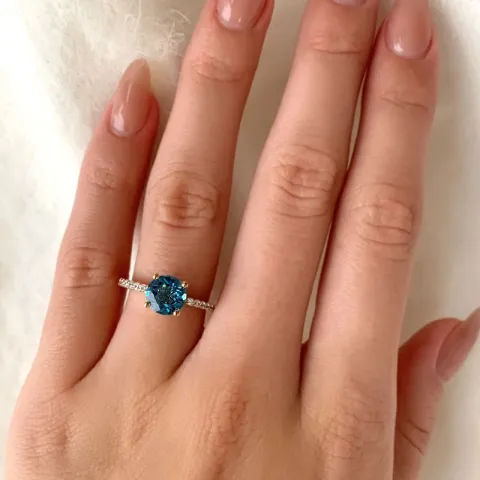 Blå ring store