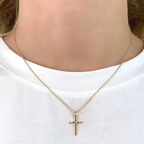 Korsanheng i 9 karat gull