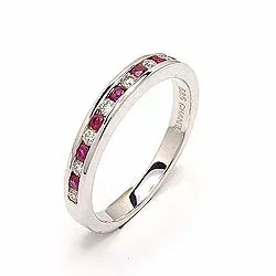 Bestillingsvare - Damering i 14 karat hvitt gull 0,18 ct 0,25 ct