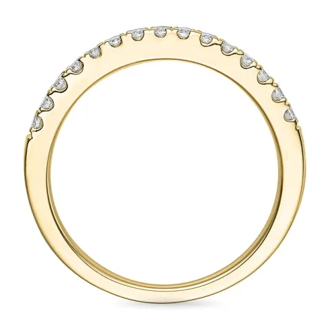 briljant alliansering i 14 karat gull 0,225 ct