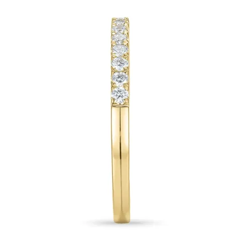 briljant alliansering i 14 karat gull 0,225 ct