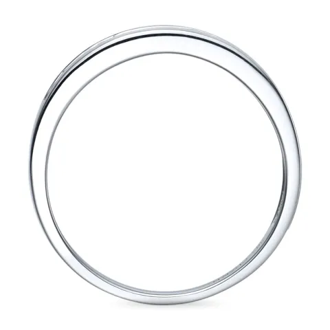 rubin ring i 14 karat hvitt gull 0,11 ct 0,26 ct