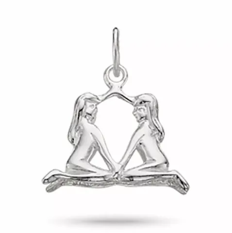 Lille Scrouples stjernetegn tvillingene anheng i sølv