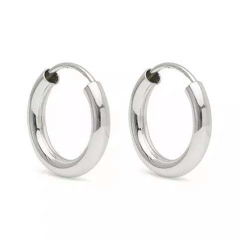 15 mm Scrouples creol i sølv
