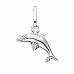 Scrouples delfin anheng med halskjede i sølv