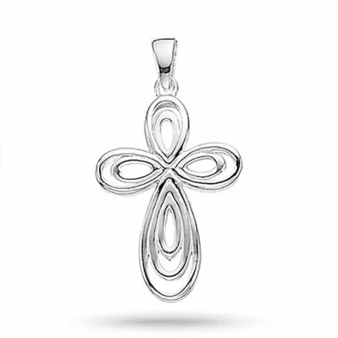Scrouples kors anheng i sølv