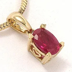 rubin anheng i 14 karat gull 0,35 ct
