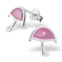 Paraply ørestikker i sølv