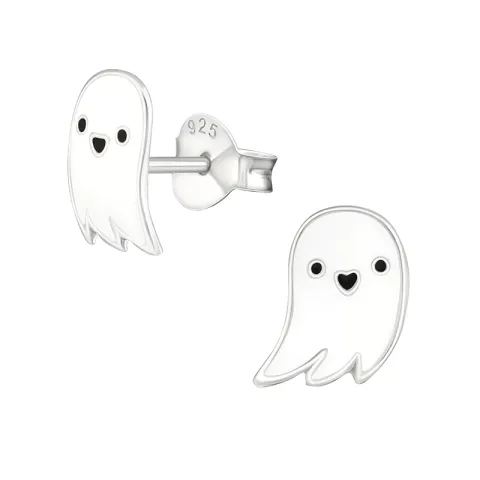 Spøkelse øredobber i sølv