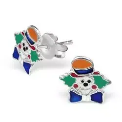 Gjøgler øredobber i sølv