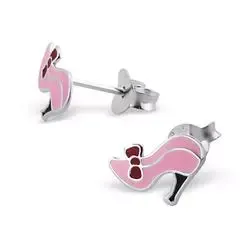 Stilett ørestikker i sølv