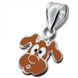 Hunder anheng i sølv