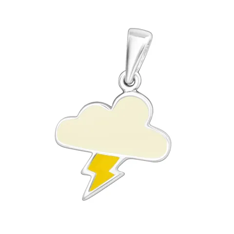 Tordensky anheng i sølv