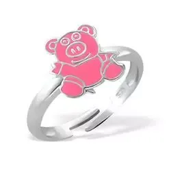 gris barnering i sølv